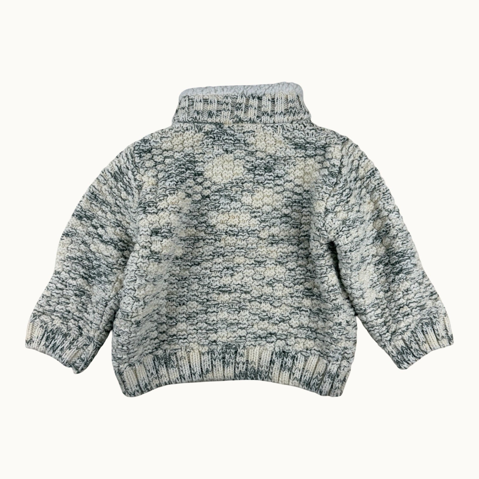 Pull tricot chiné TAO - 3 mois