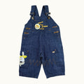Salopette avec broderies vintage - 3 mois