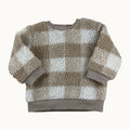 Sweat sherpa damier - 3 mois