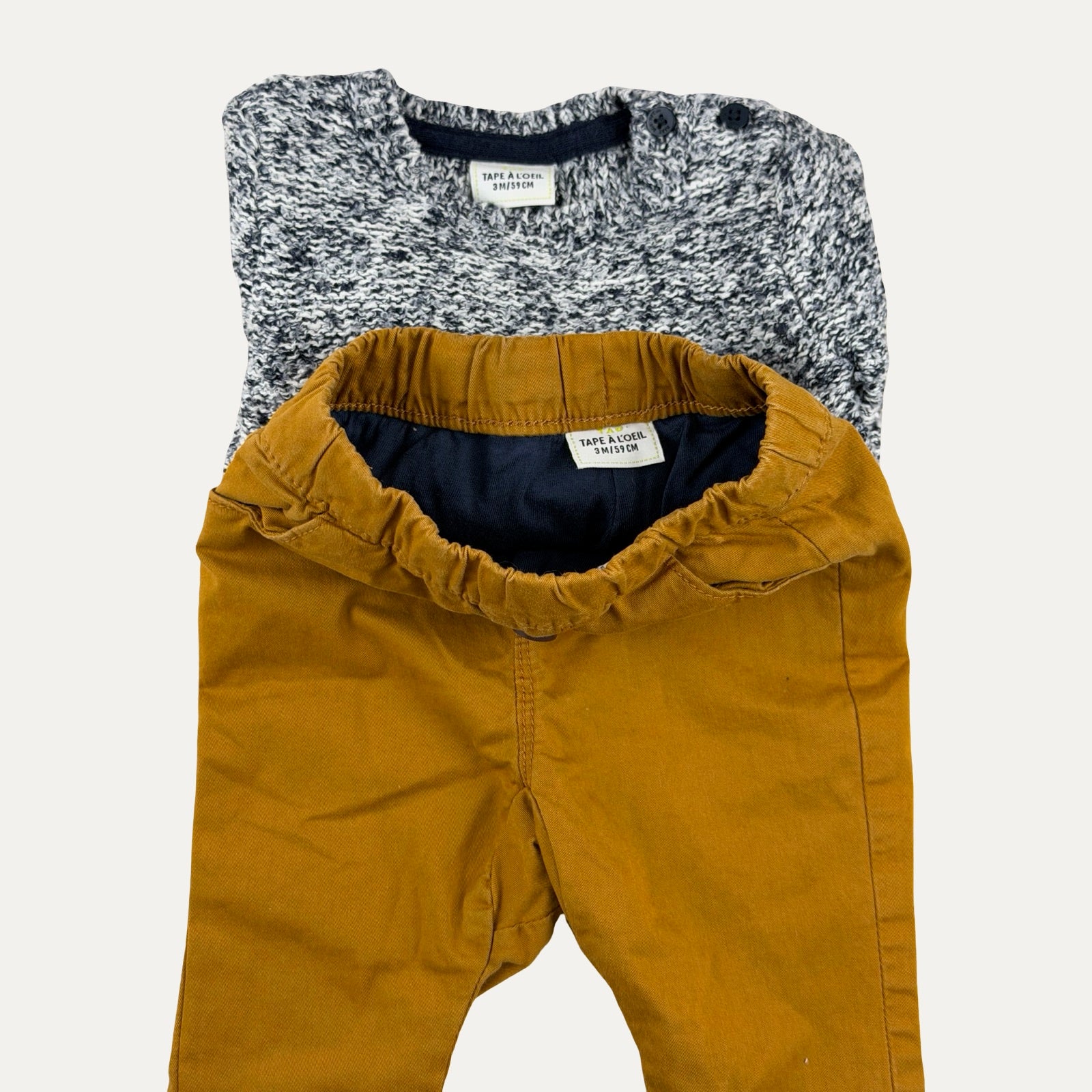 Ensemble pull et pantalon TAO - 3 mois