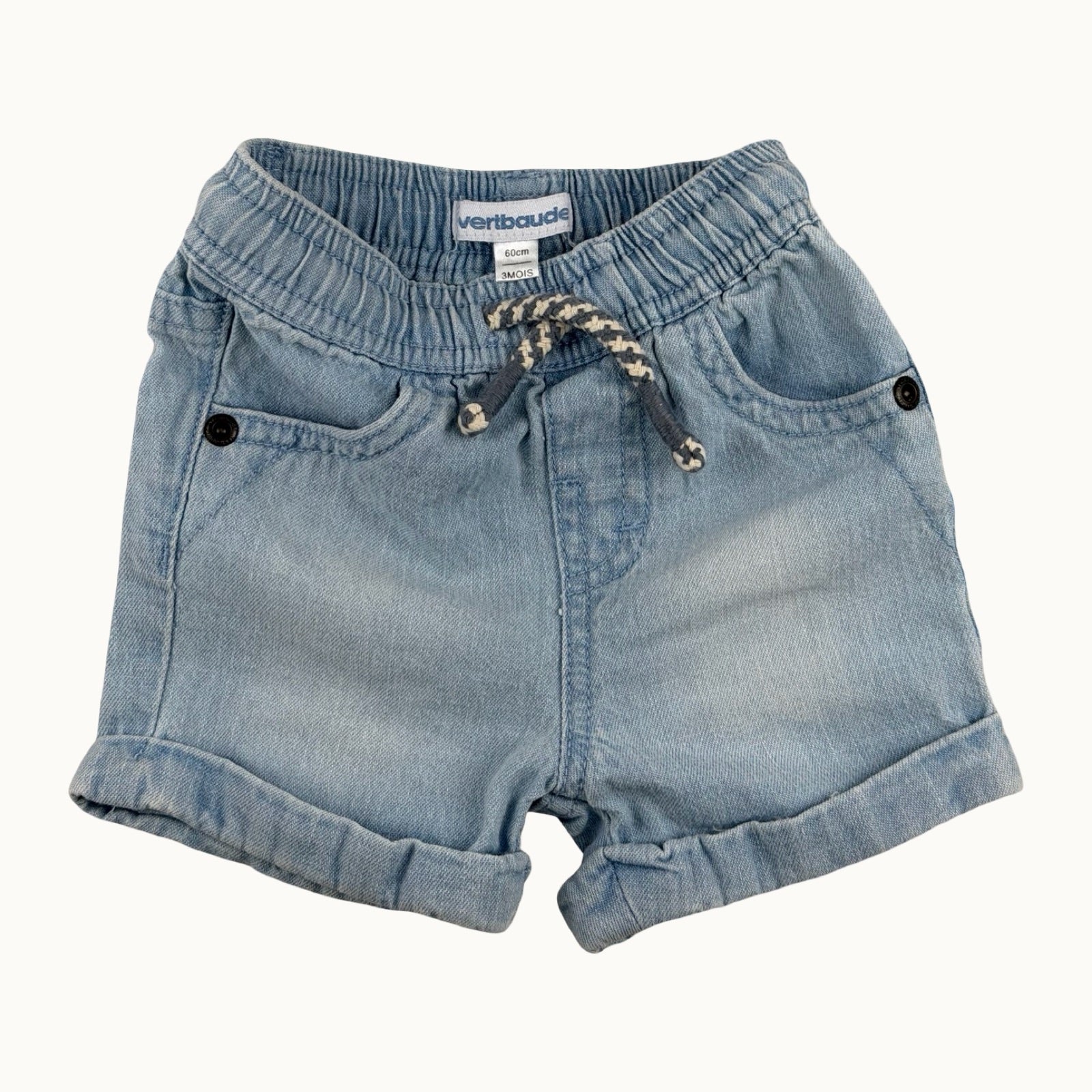 Short en jean Vertbaudet - 3 mois