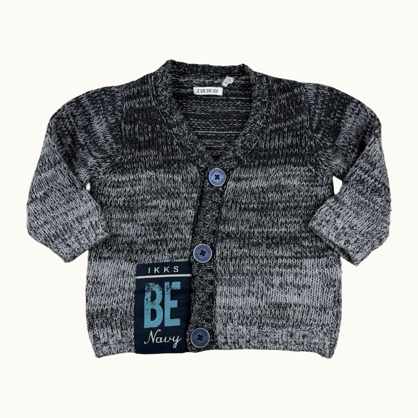 Gilet tricot chiné IKKS - 12 mois