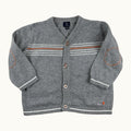 Gilet tricot rayé Terre de Marins - 12 mois