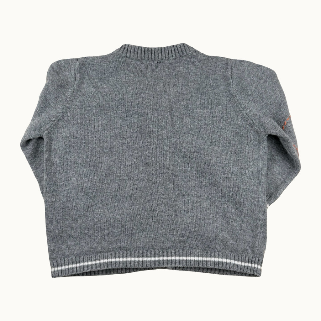 Gilet tricot rayé Terre de Marins - 12 mois