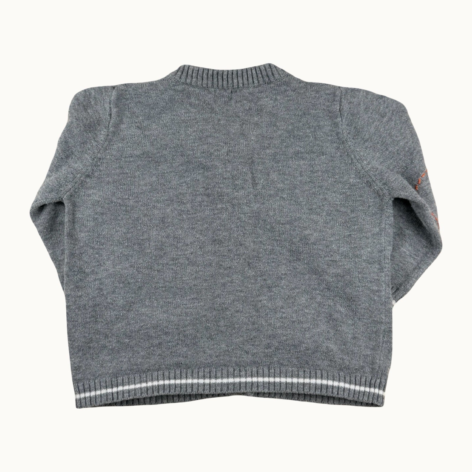 Gilet tricot rayé Terre de Marins - 12 mois