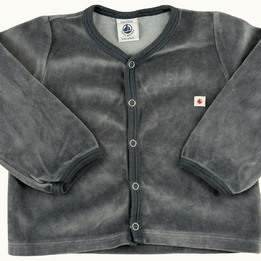 Gilet velours Petit Bateau -12 mois