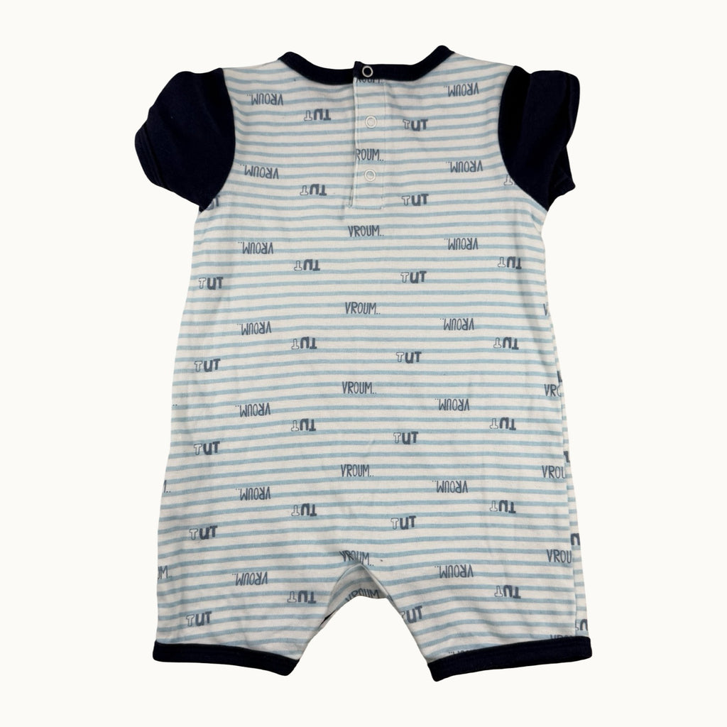 Combishort "vroum" - 12 mois