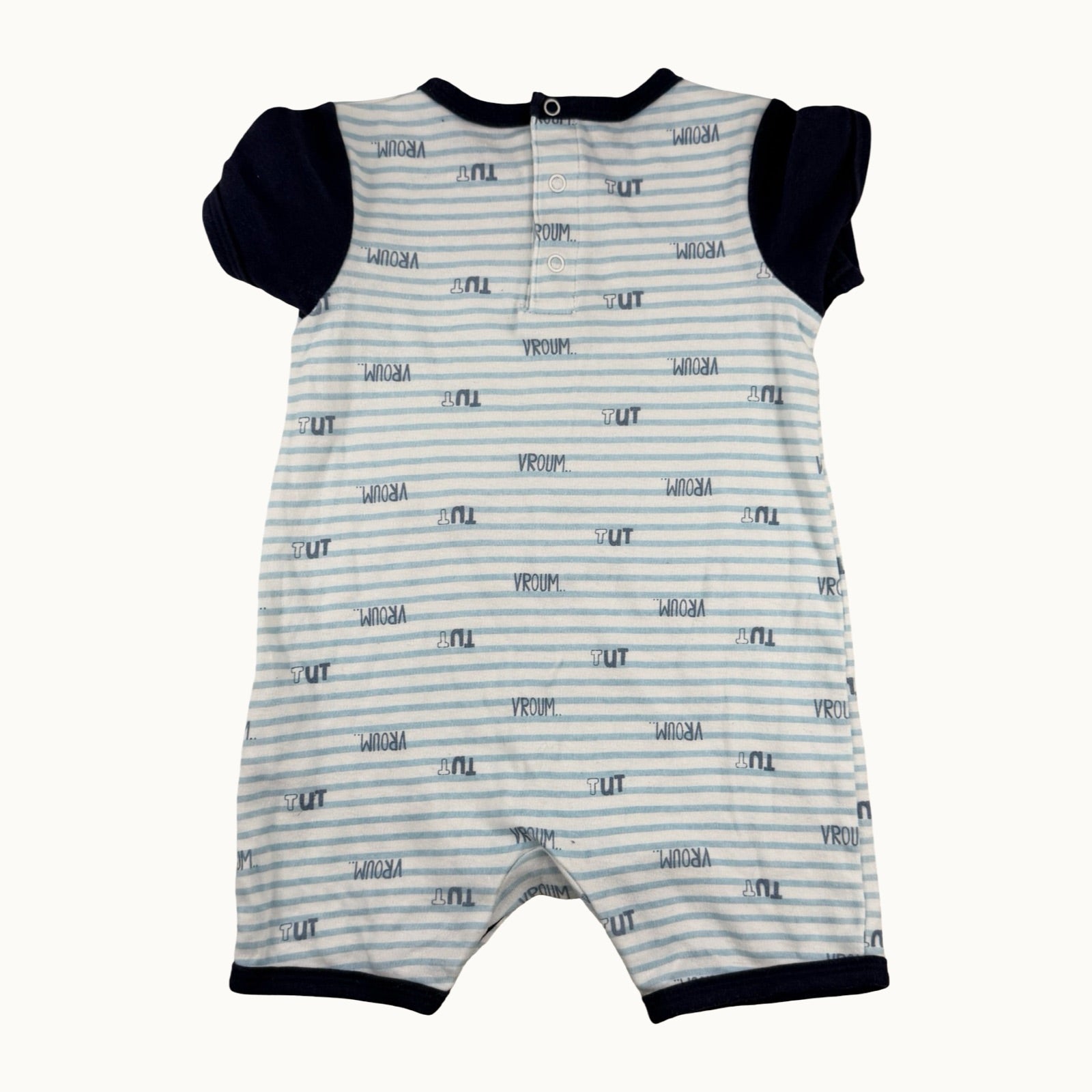 Combishort "vroum" - 12 mois