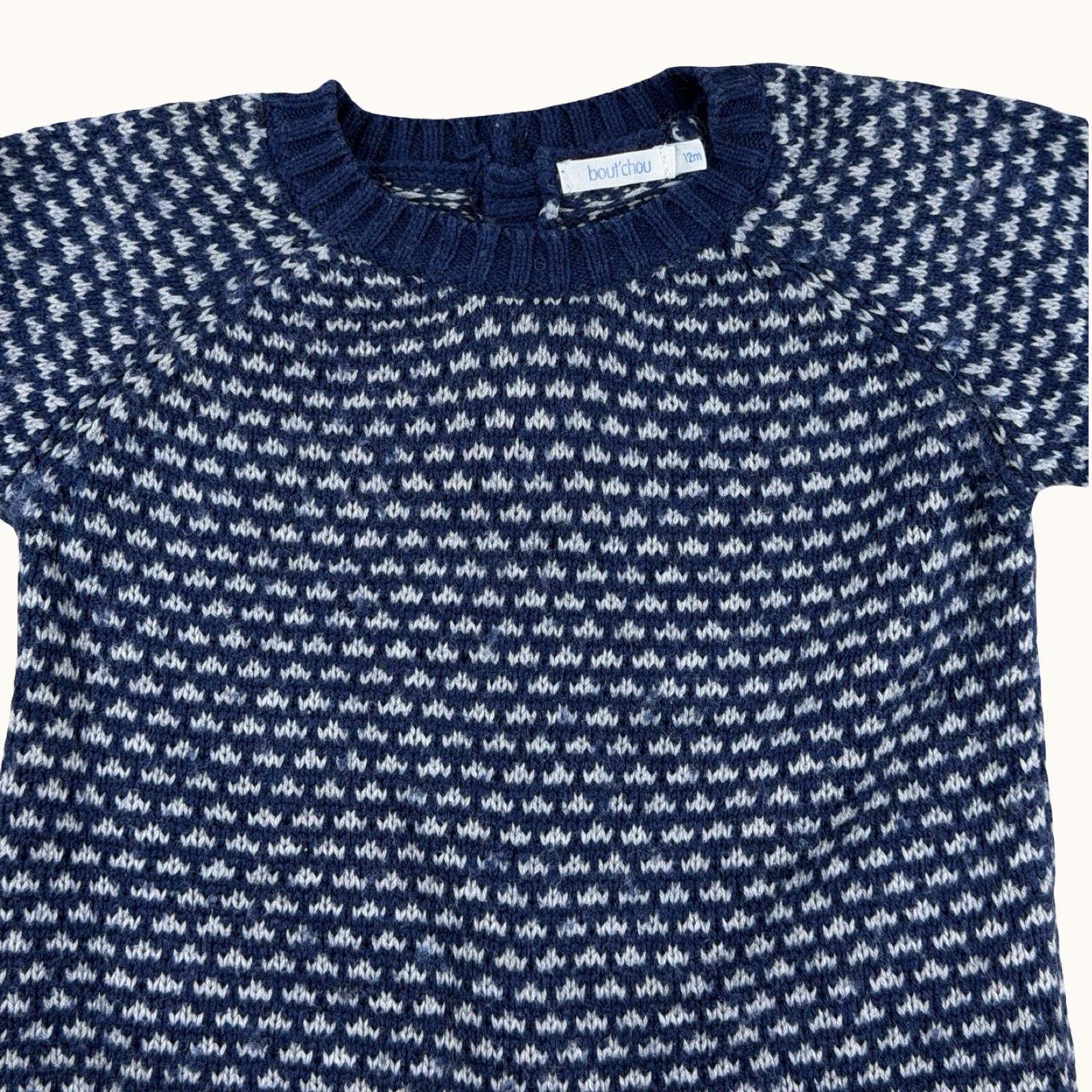 Pull tricot Bout'chou - 12 mois