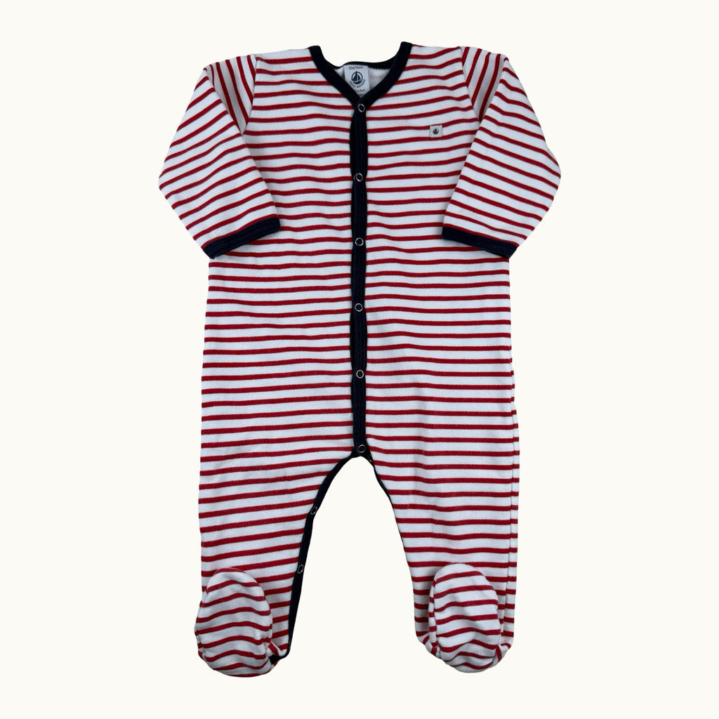 Pyjama rayé Petit Bateau - 12 mois