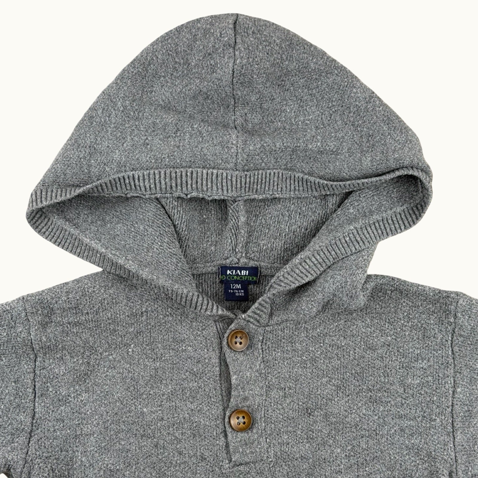 Pull avec capuche - 12 mois
