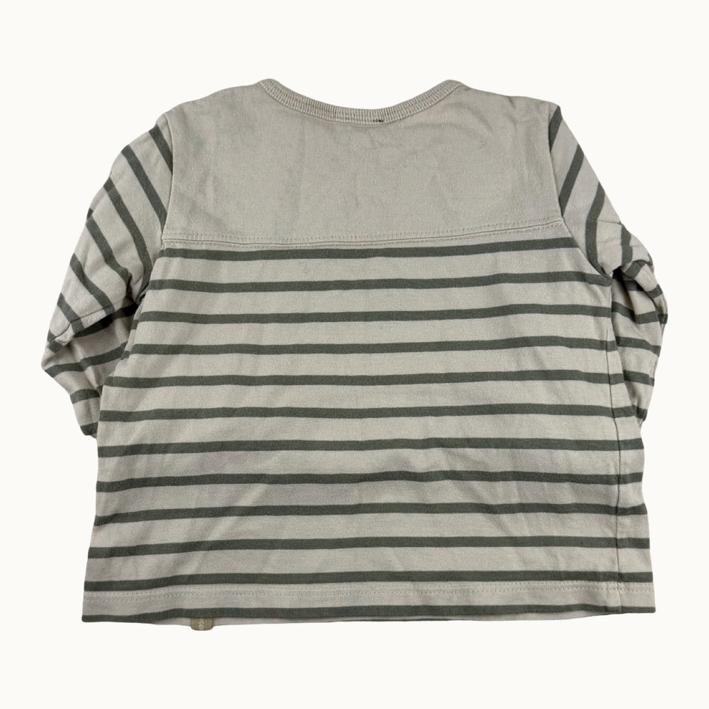 T-shirt manches longues rayé Sergent Major - 12 mois