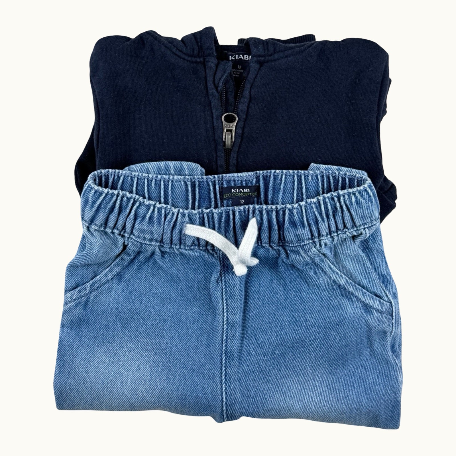 Ensemble veste et jean - 12 mois