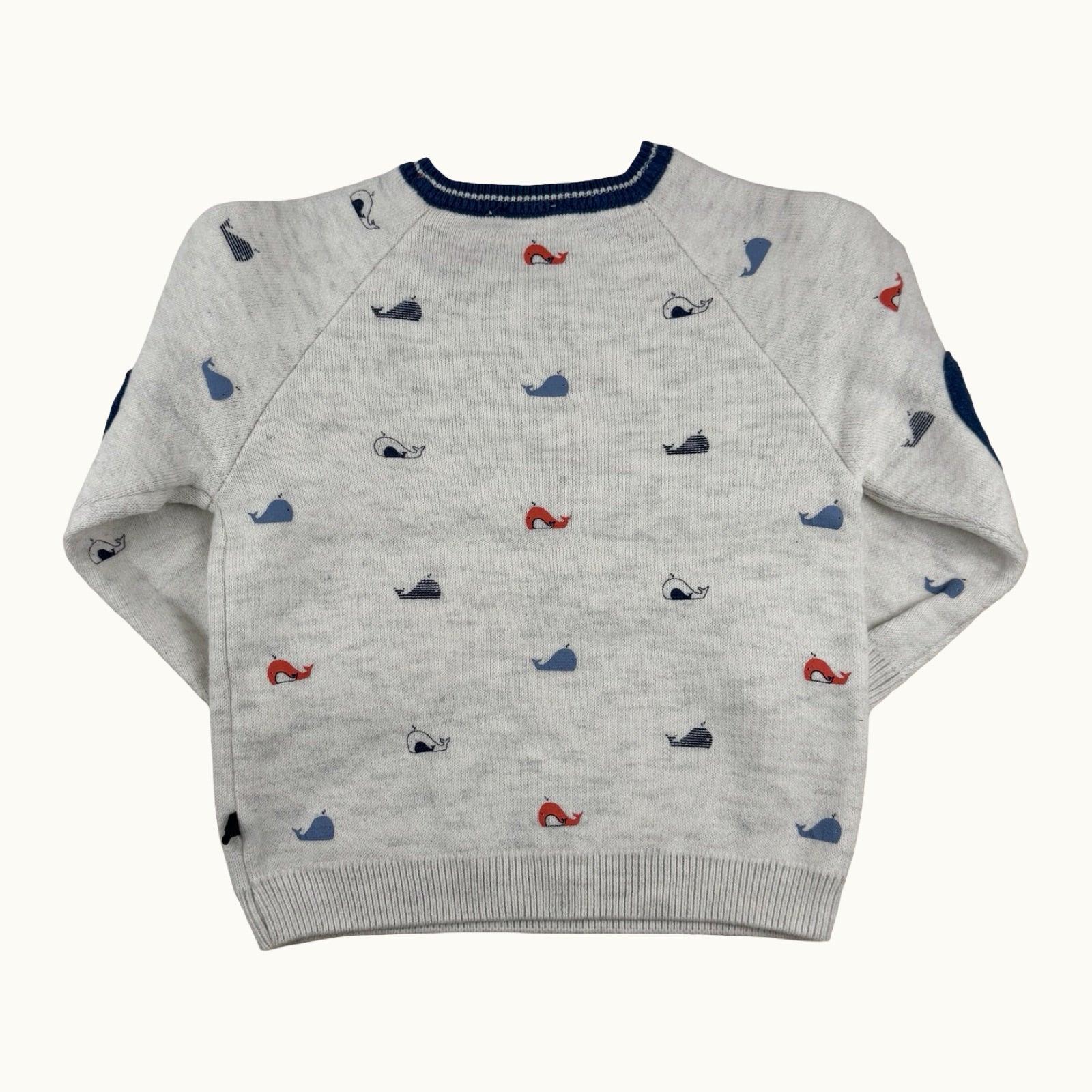 Pull imprimé baleines Obaïbi - 12 mois