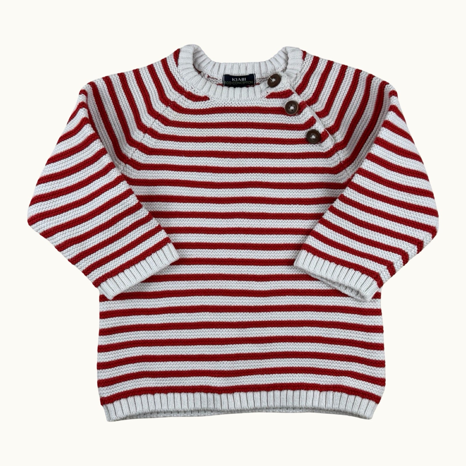 Pull en maille marinière - 12 mois