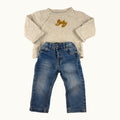 Ensemble pull et jean Vertabudet - 12 mois