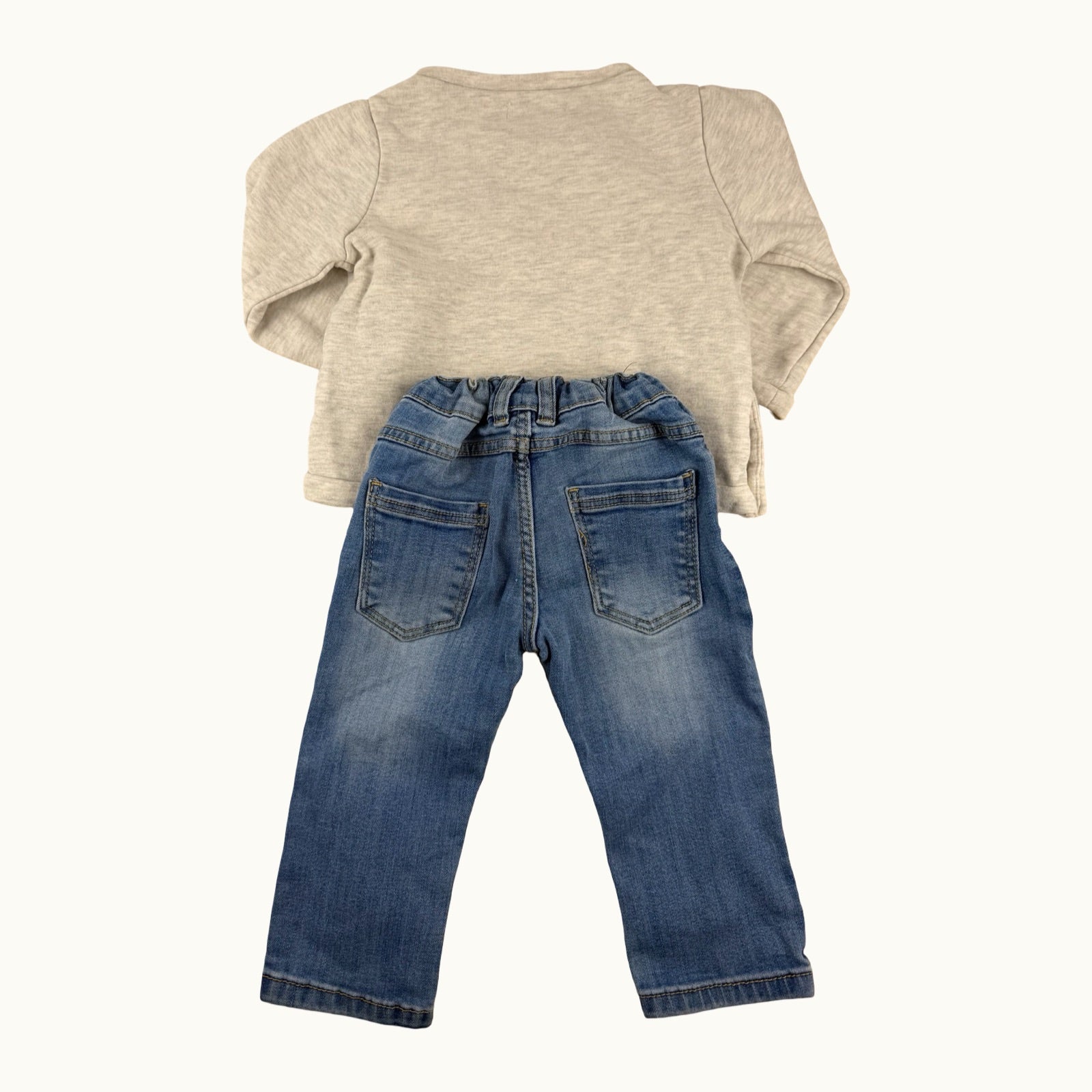 Ensemble pull et jean Vertabudet - 12 mois