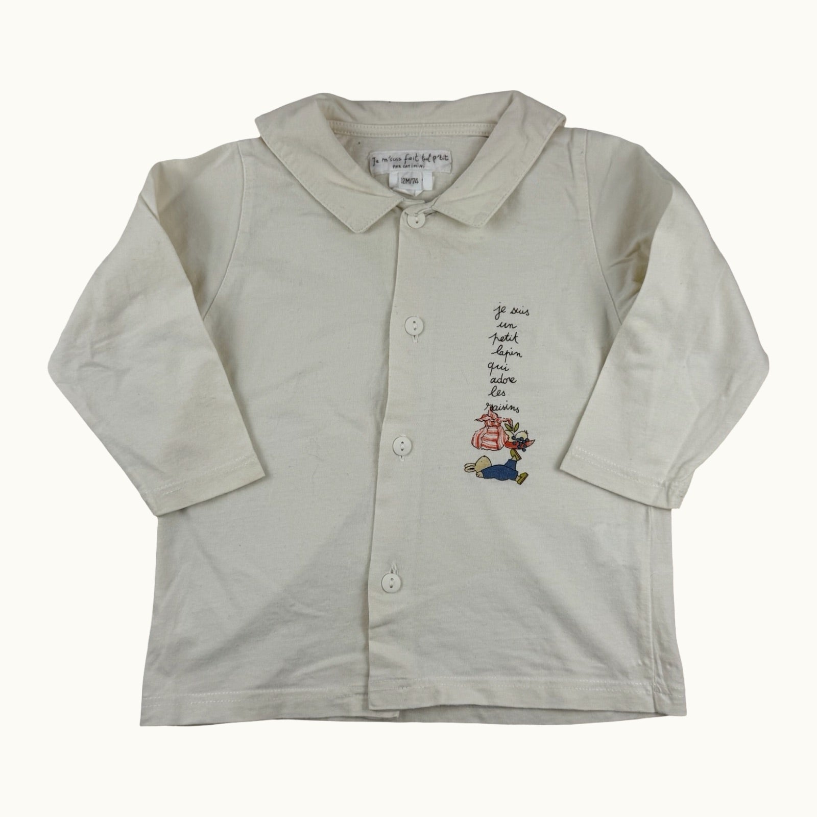Chemise avec col vintage Catimini - 12 mois