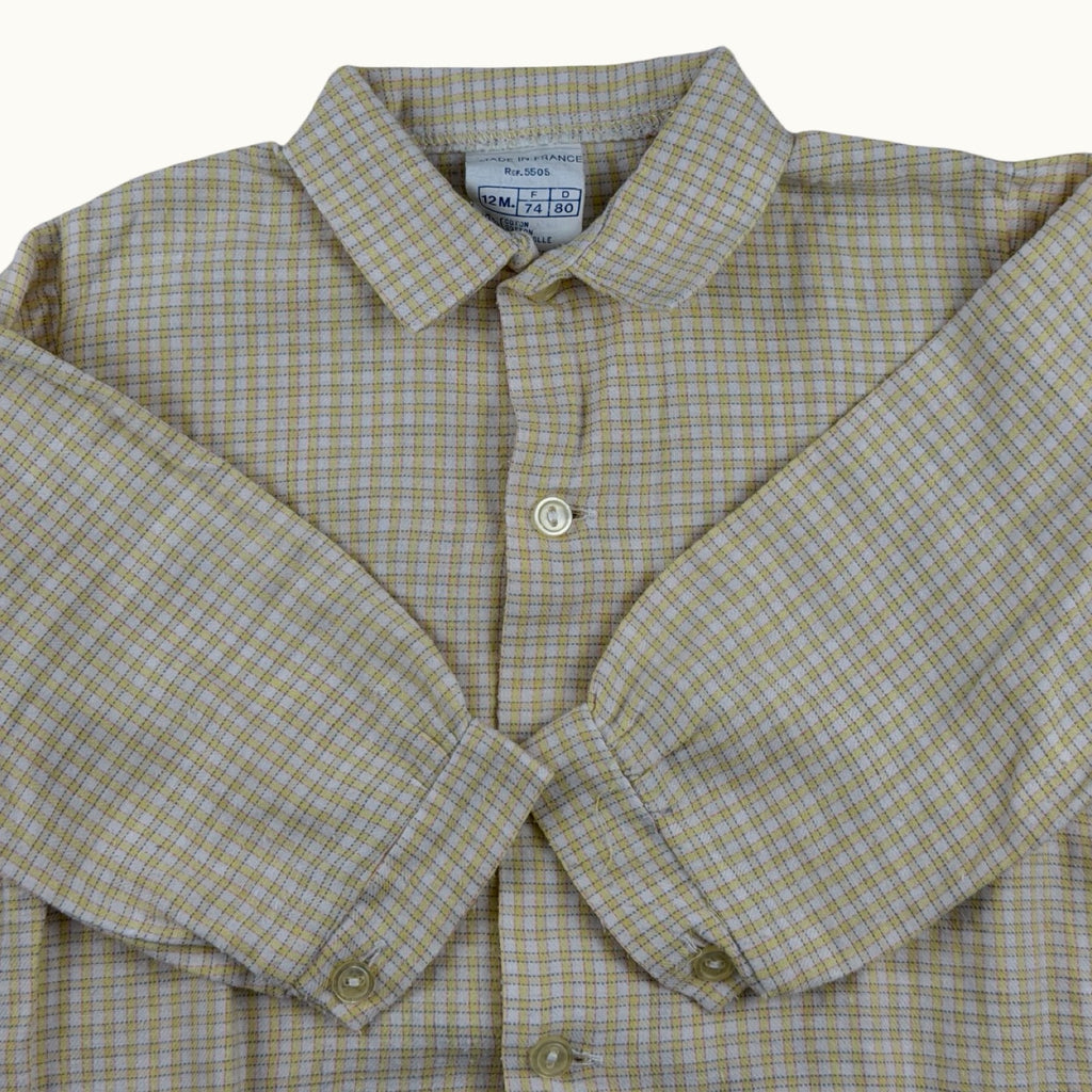 Chemise vintage Made in France -12 mois