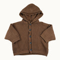 Veste en tricot avec capuche - 12 mois