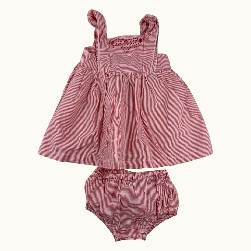 Ensemble robe et bloomer Sergent Major - 3 mois