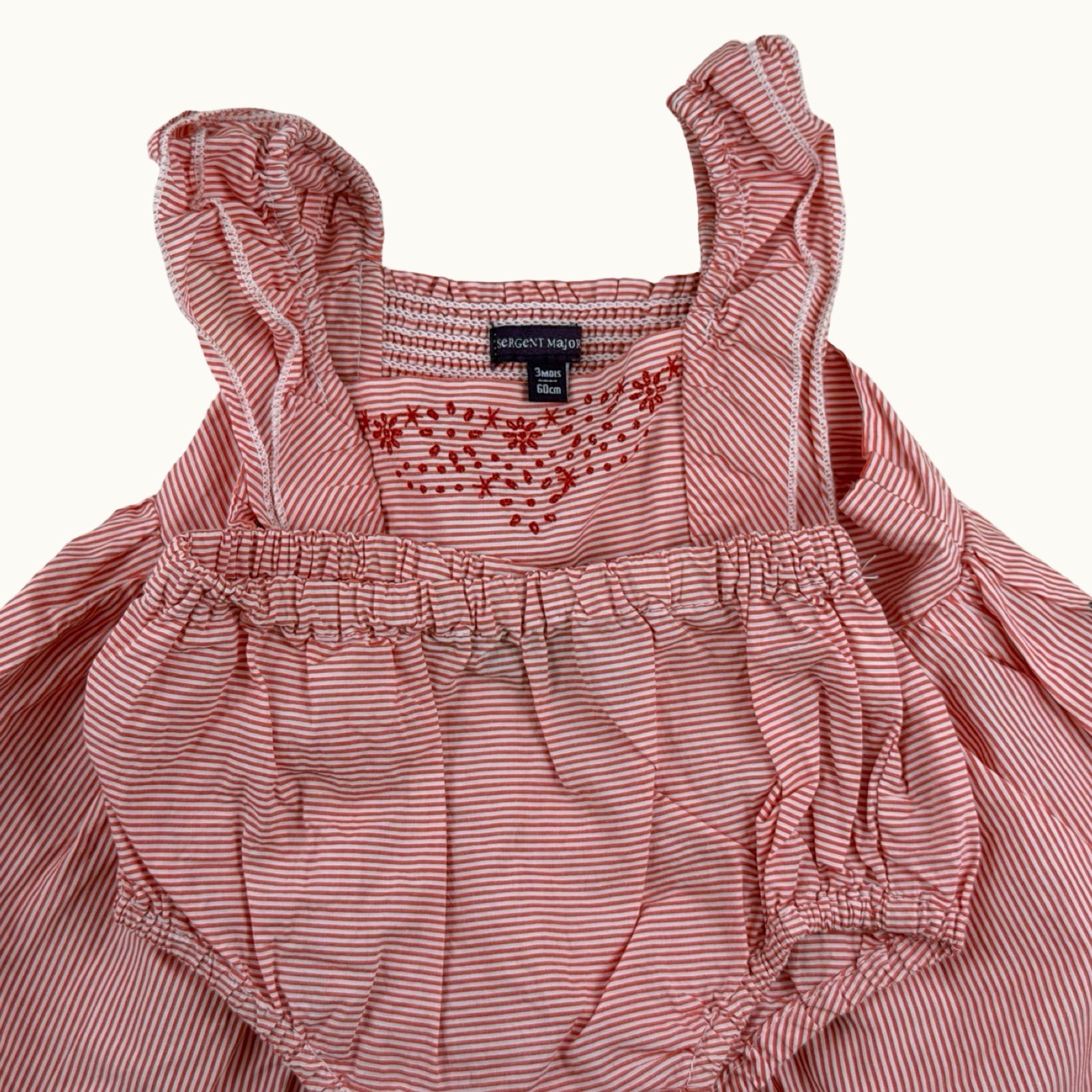 Ensemble robe et bloomer Sergent Major - 3 mois