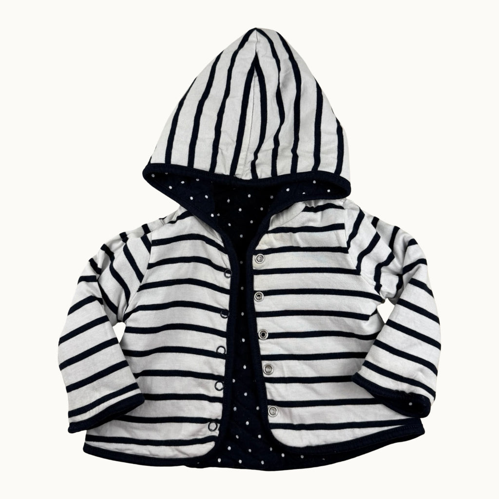 Veste à capuche réversible Terre de Marins - 9 mois