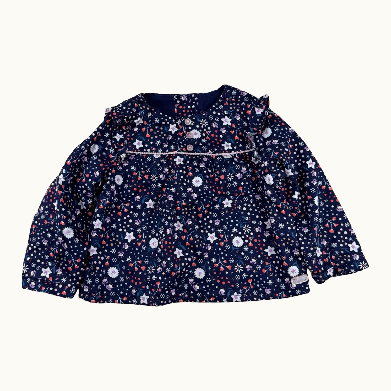 Blouse fleurie Sergent Major - 9 mois