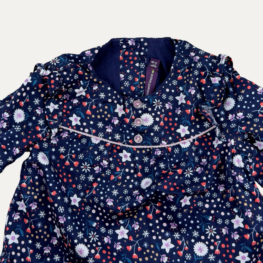 Blouse fleurie Sergent Major - 9 mois