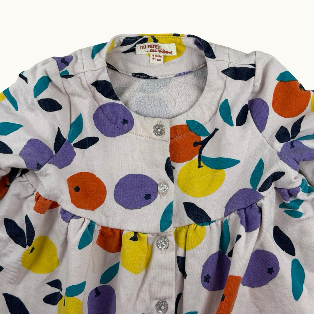 Robe fruits colorés DPAM - 9 mois