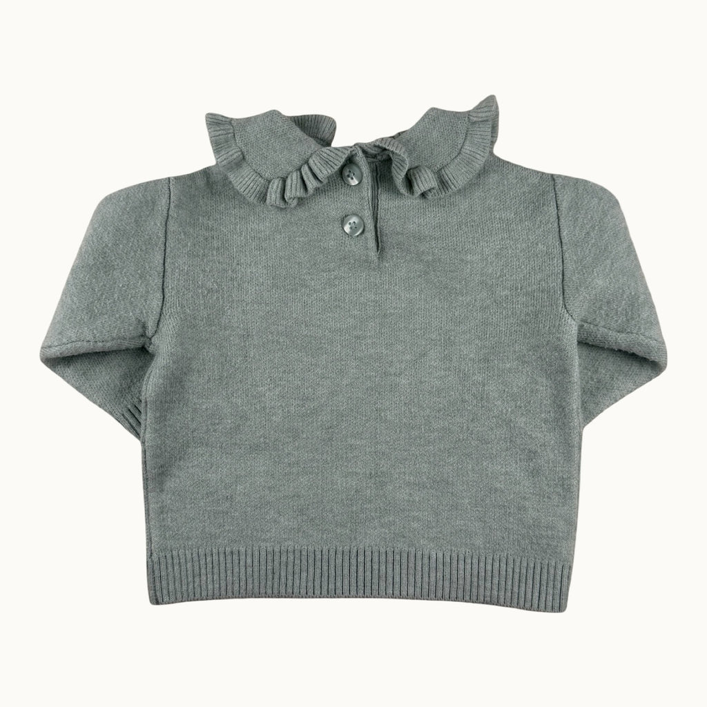 Pull en maille avec col claudine TAO - 9 mois