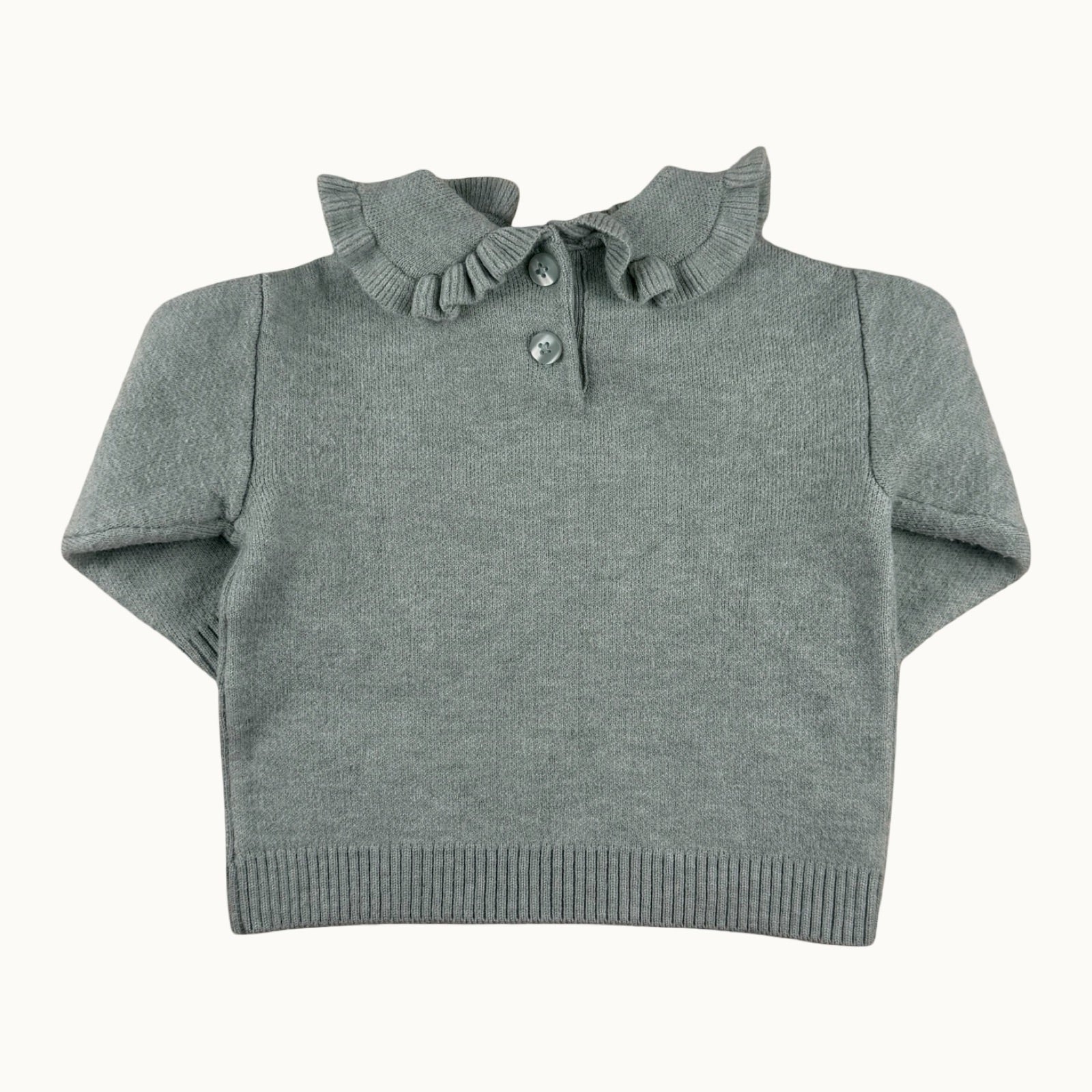 Pull en maille avec col claudine TAO - 9 mois