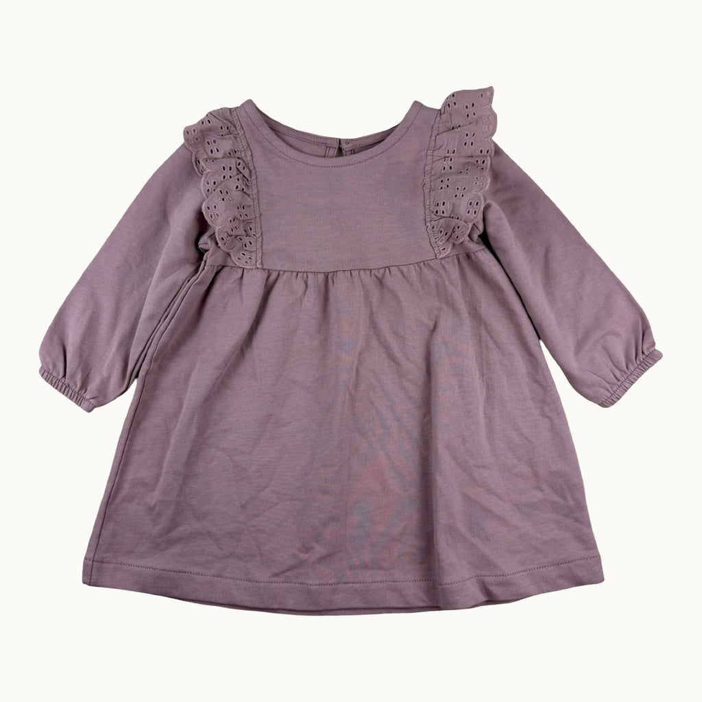 Robe avec volants épaules - 9 mois