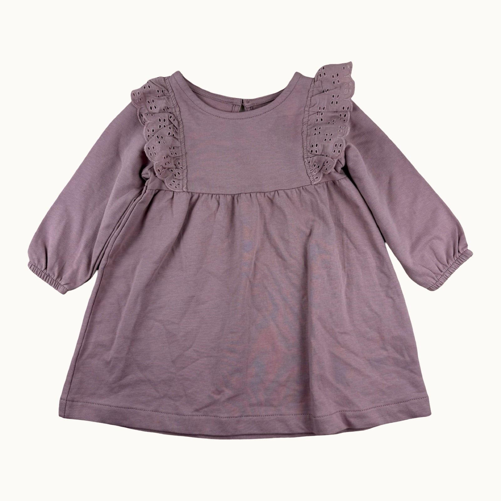 Robe avec volants épaules - 9 mois