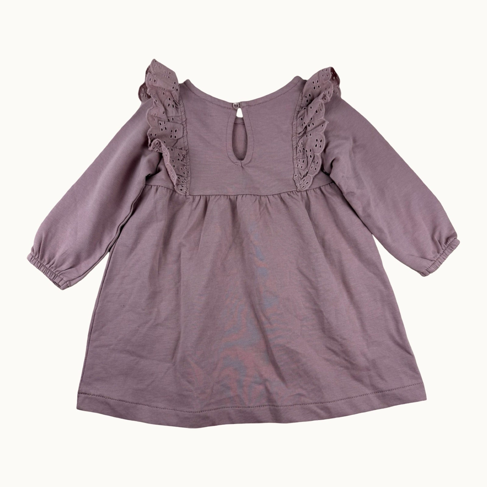 Robe avec volants épaules - 9 mois