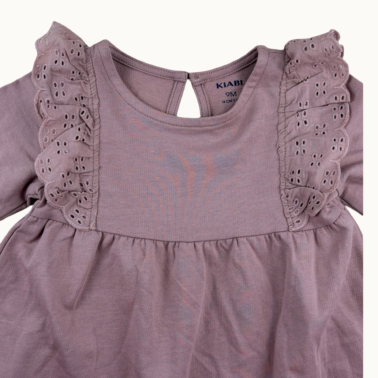 Robe avec volants épaules - 9 mois