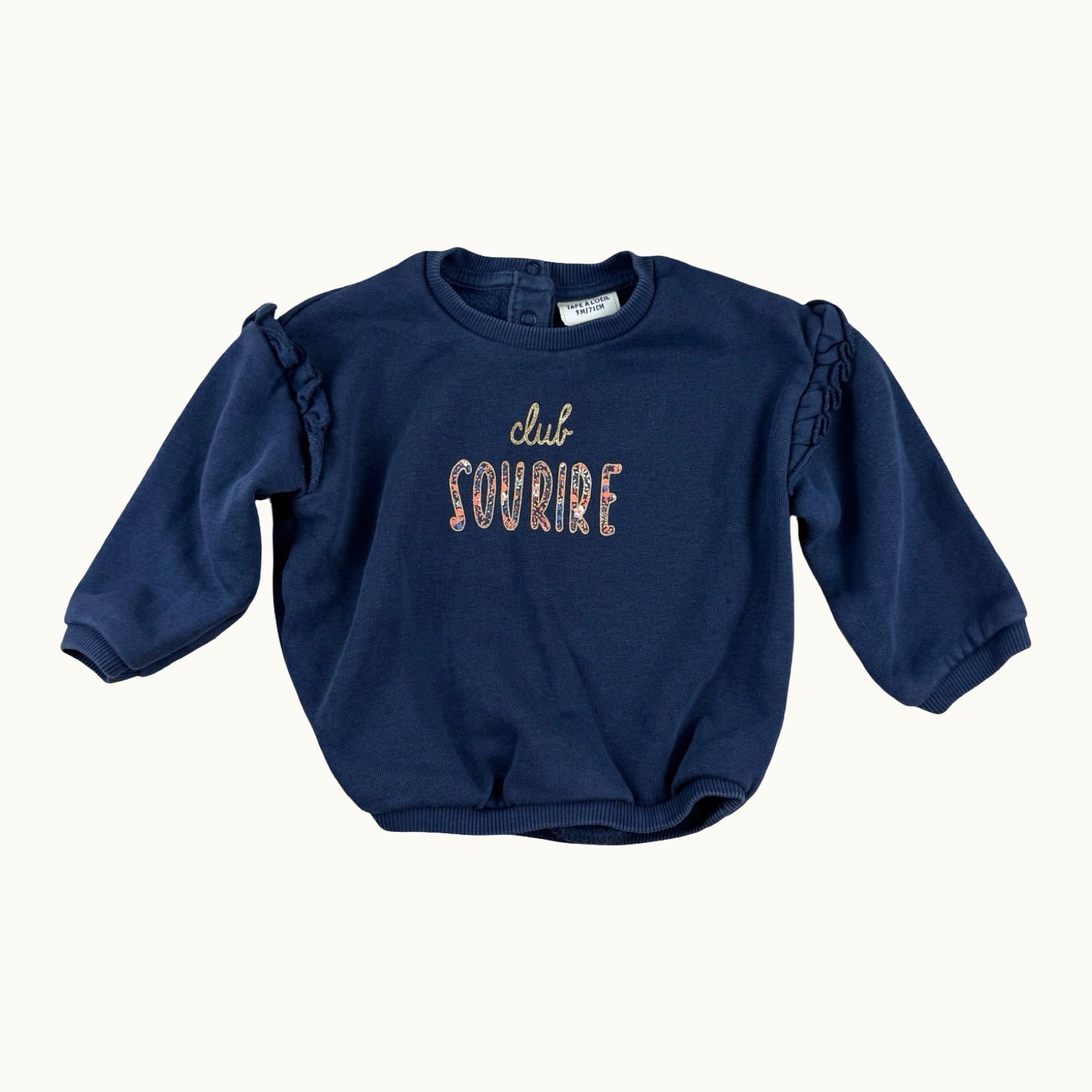 Pull "Club sourire" TAO - 9 mois