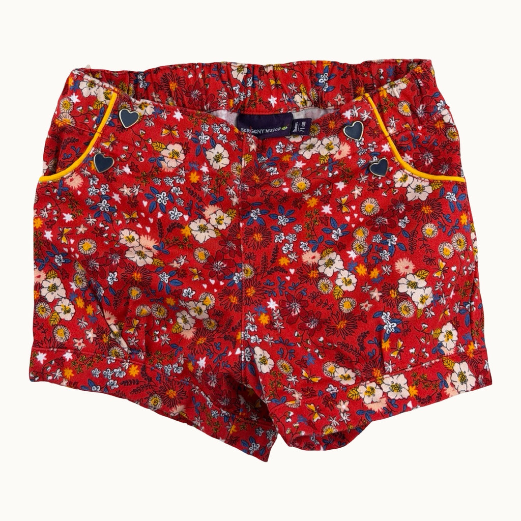 Short fleuri Sergent Major - 9 mois