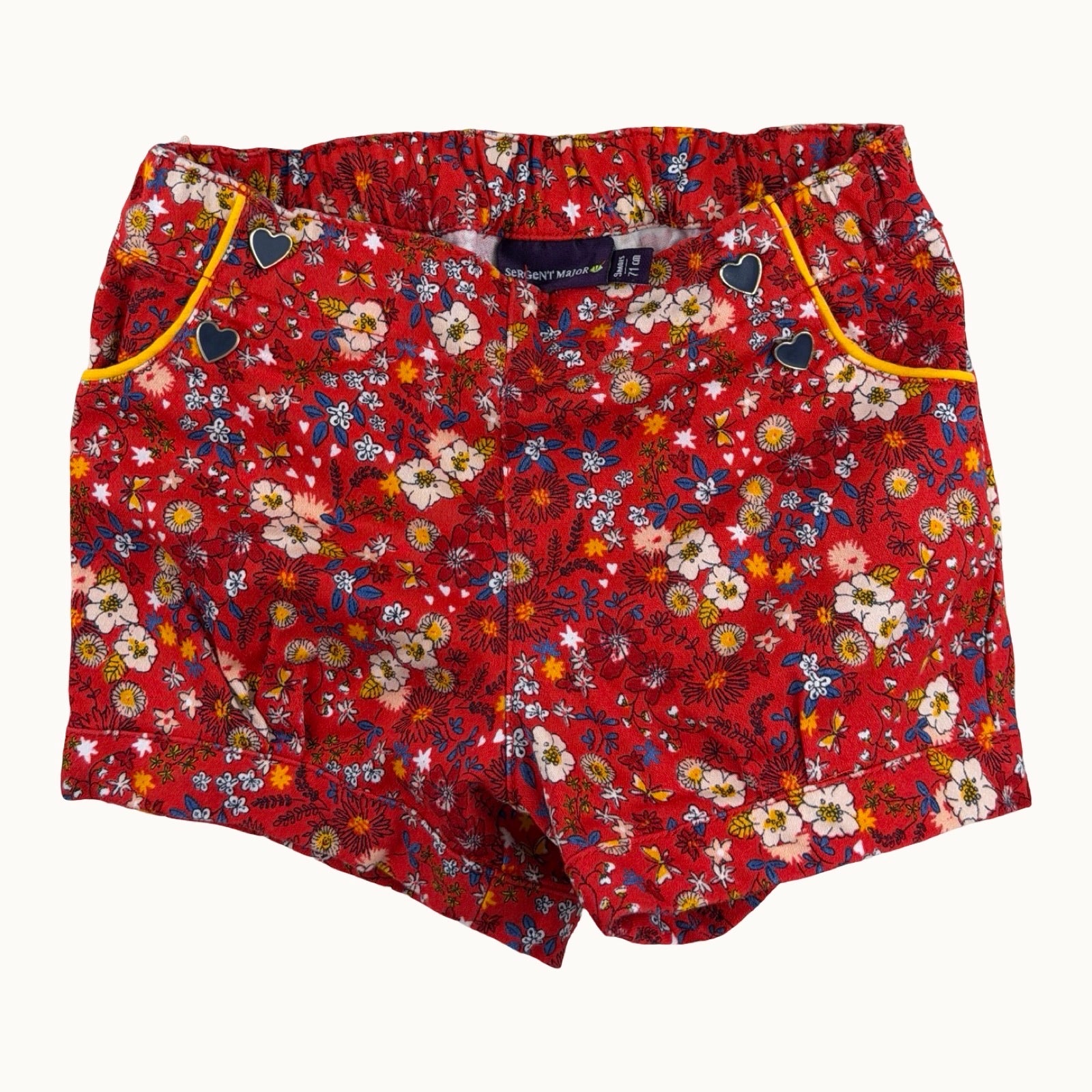 Short fleuri Sergent Major - 9 mois