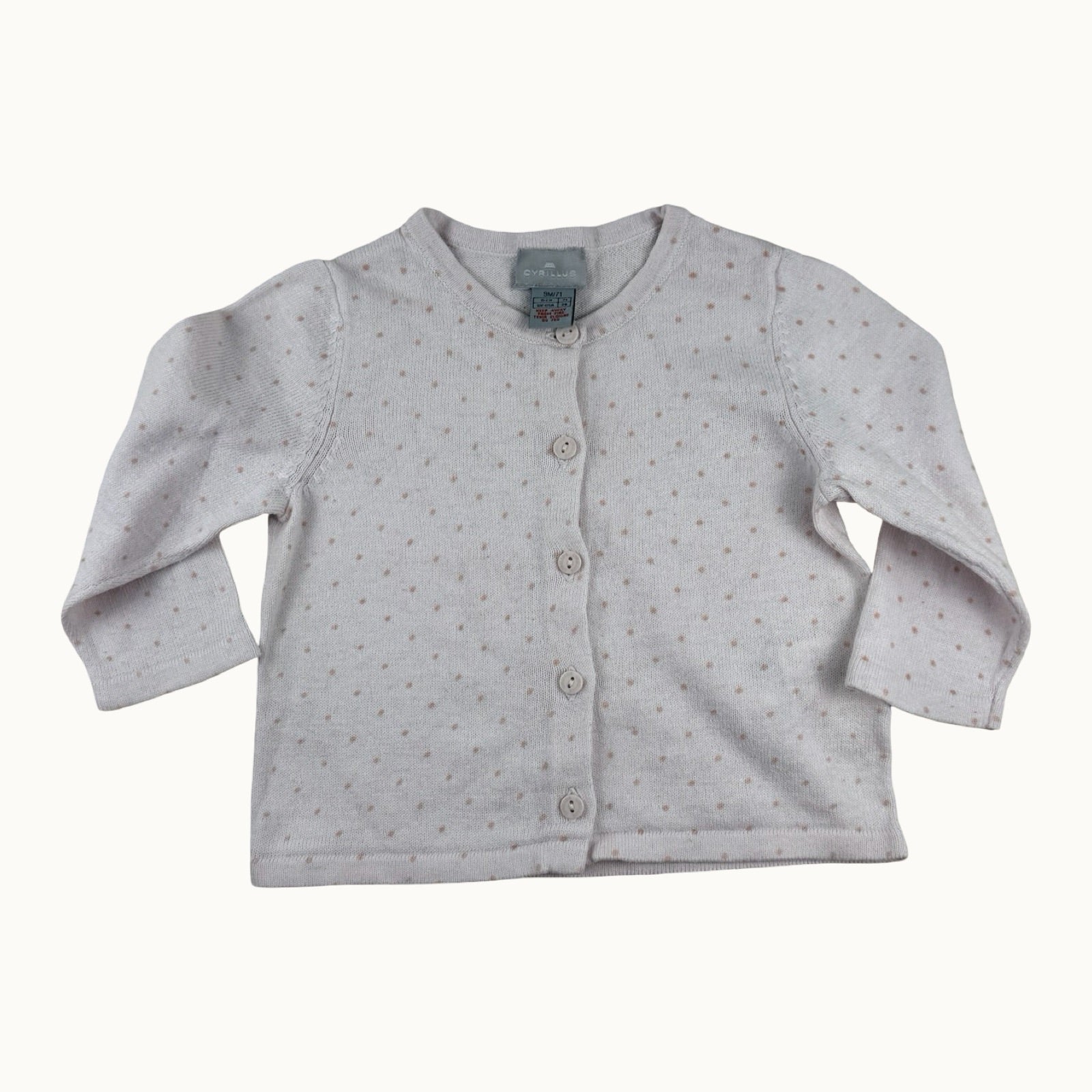 Cardigan à pois Cyrillus - 9 mois