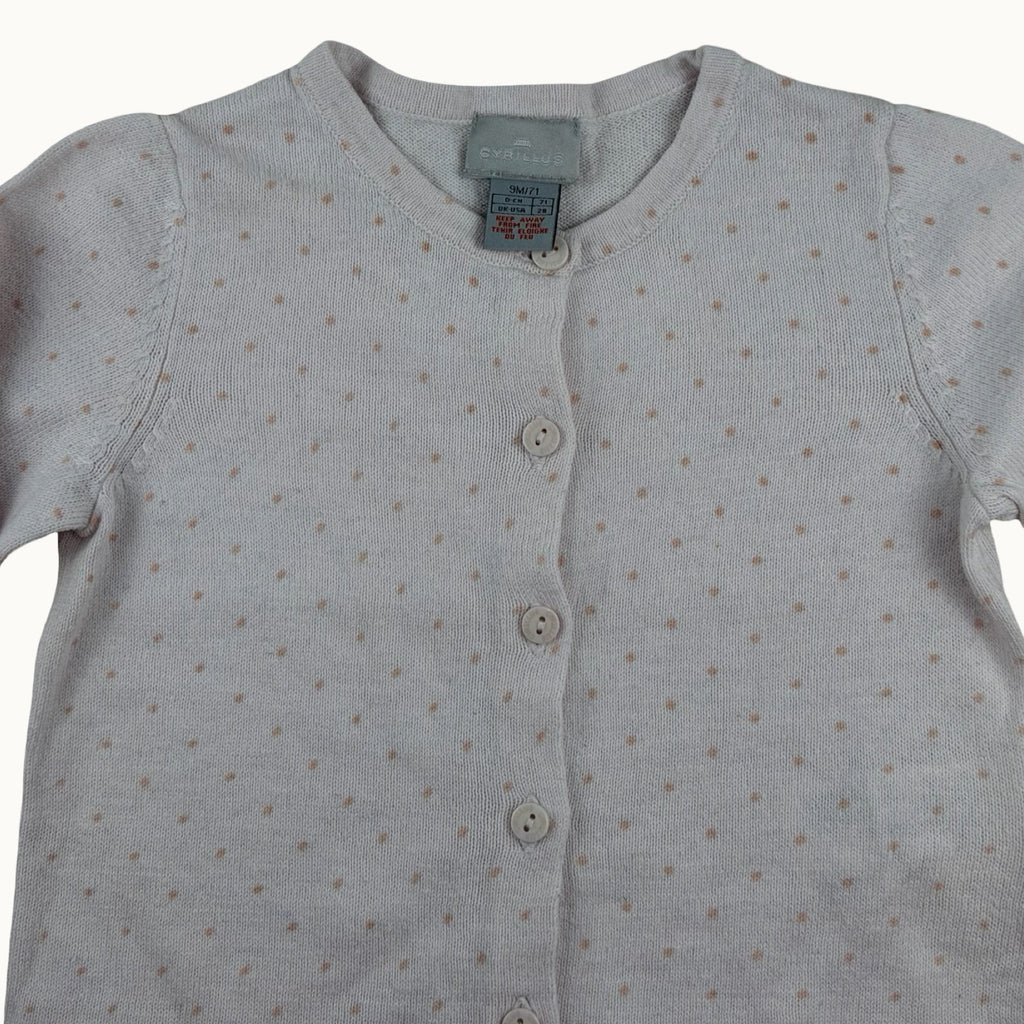 Cardigan à pois Cyrillus - 9 mois