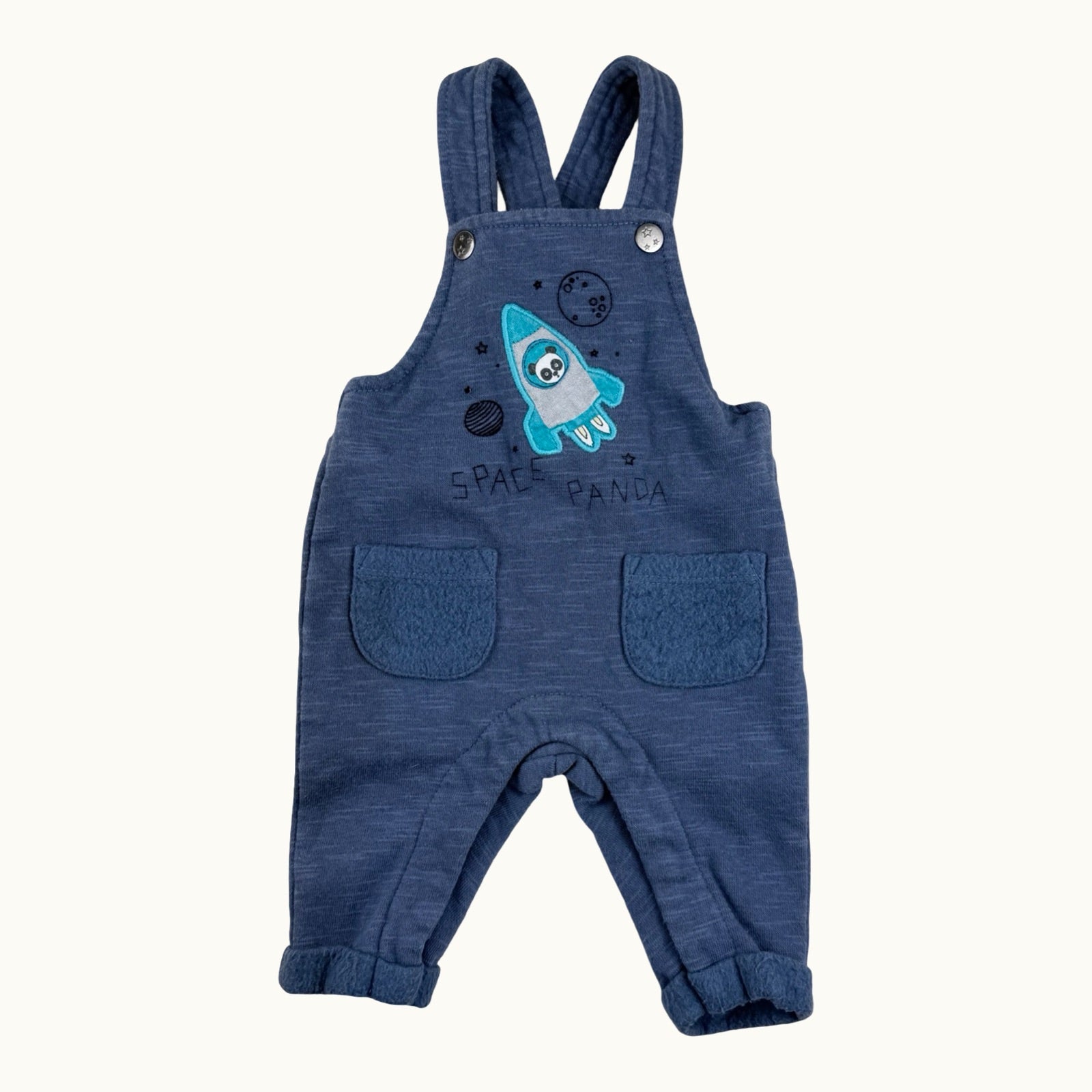 Salopette "space panda" - 0 mois