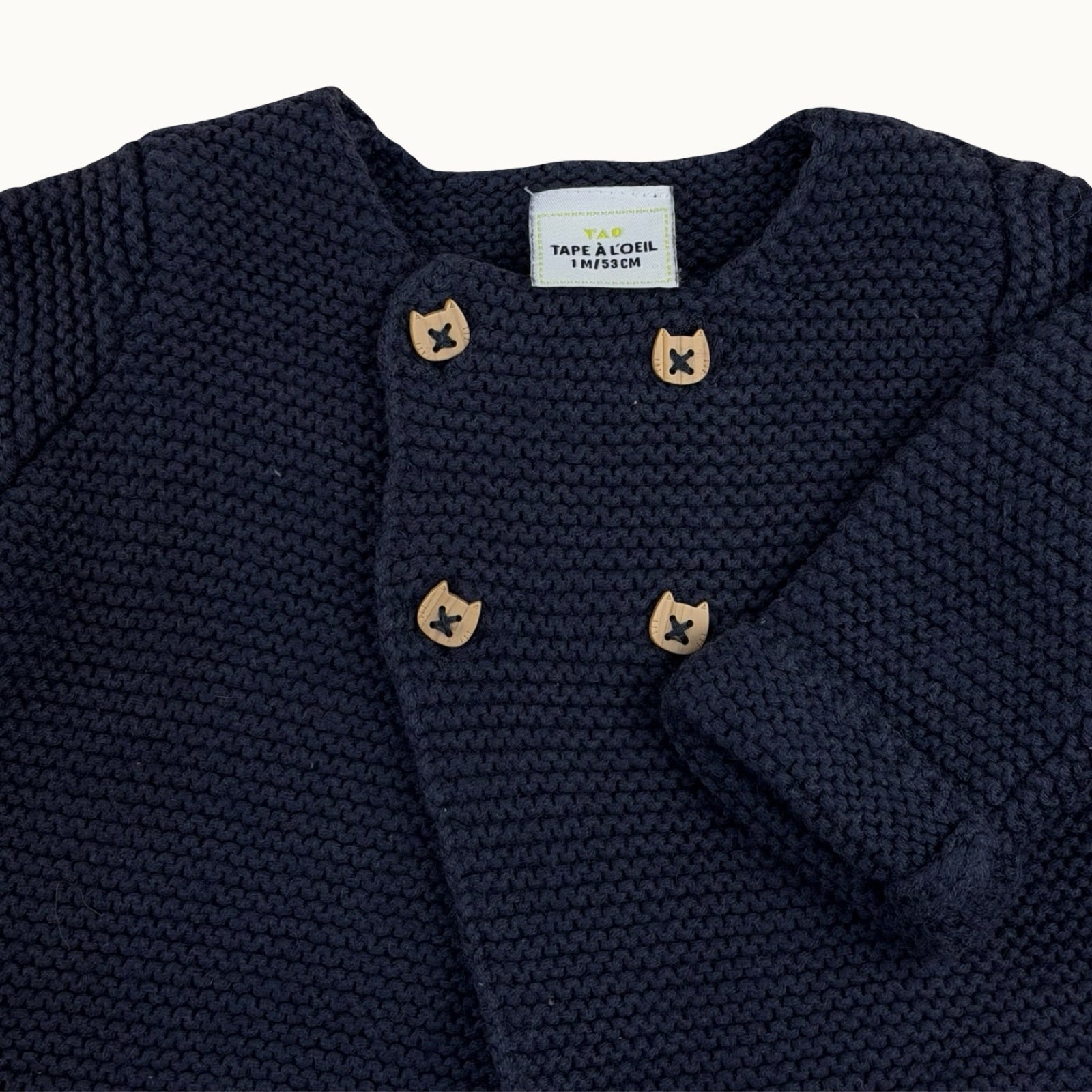 Cardigan en maille TAO - 1 mois
