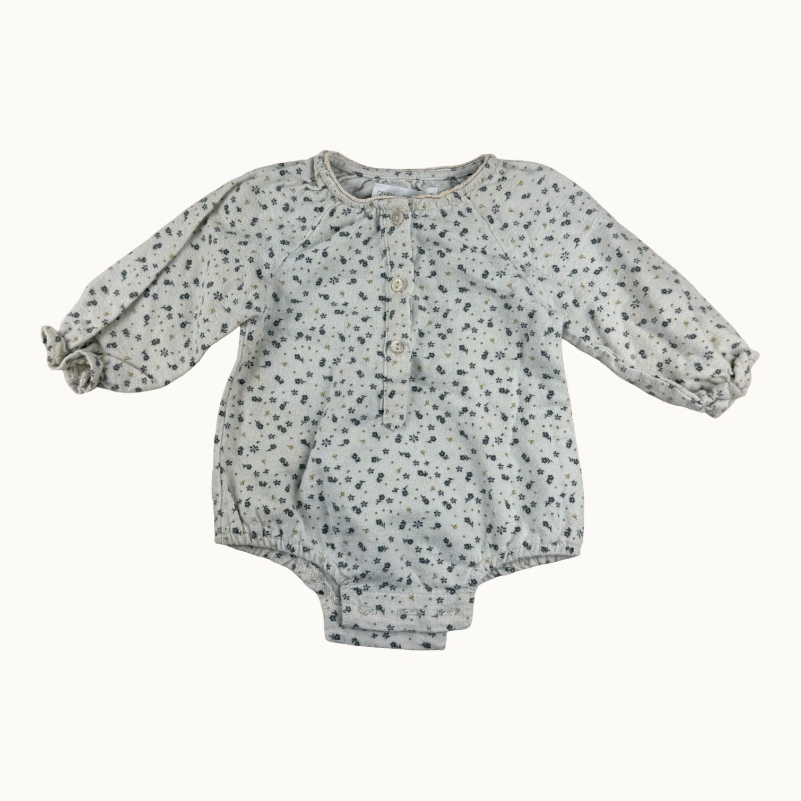 Barboteuse fleurie Zara - 3 mois