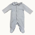 Pyjama en velours avec col Cyrillus - 1 mois