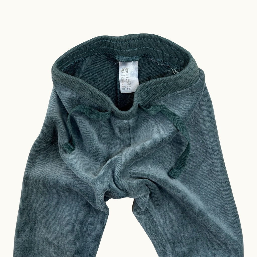 Jogging en velours H&M - 1 mois