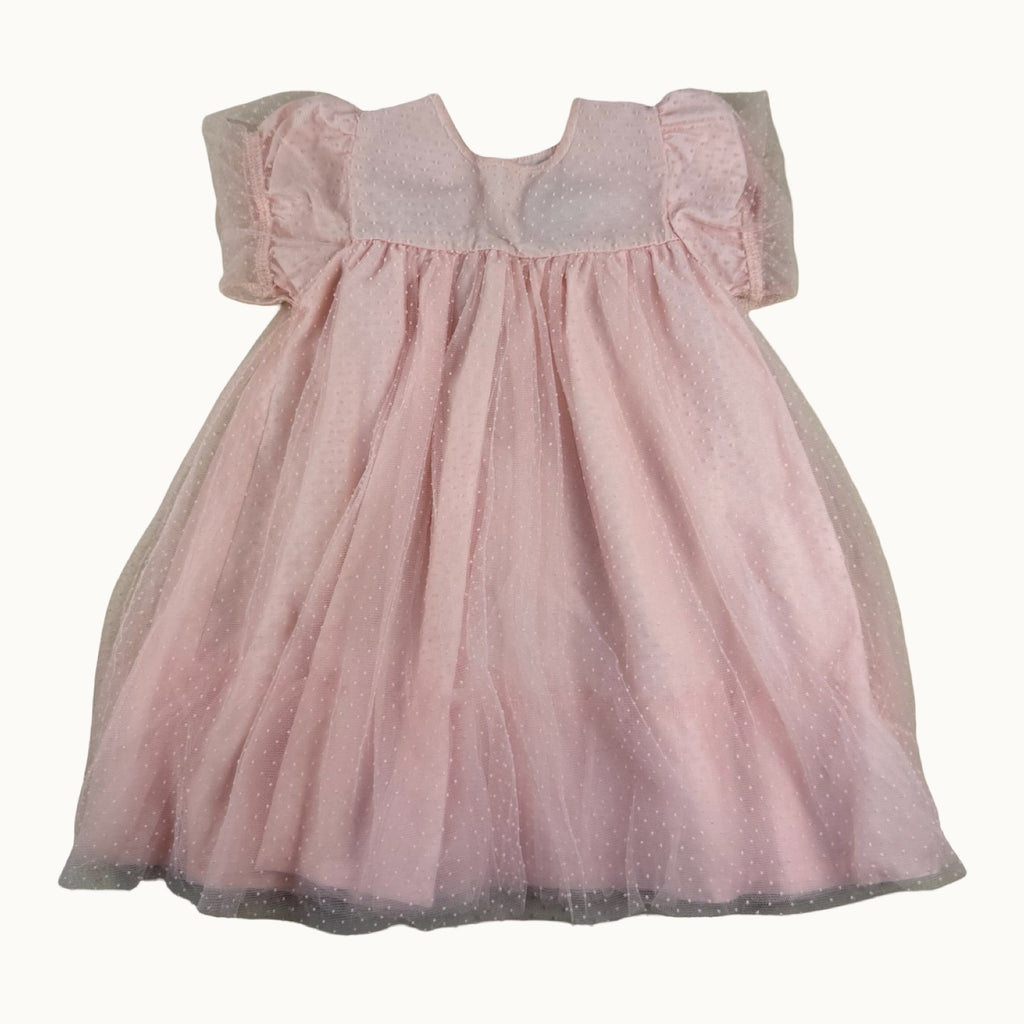 Robe en tulle plumetis - 6 mois