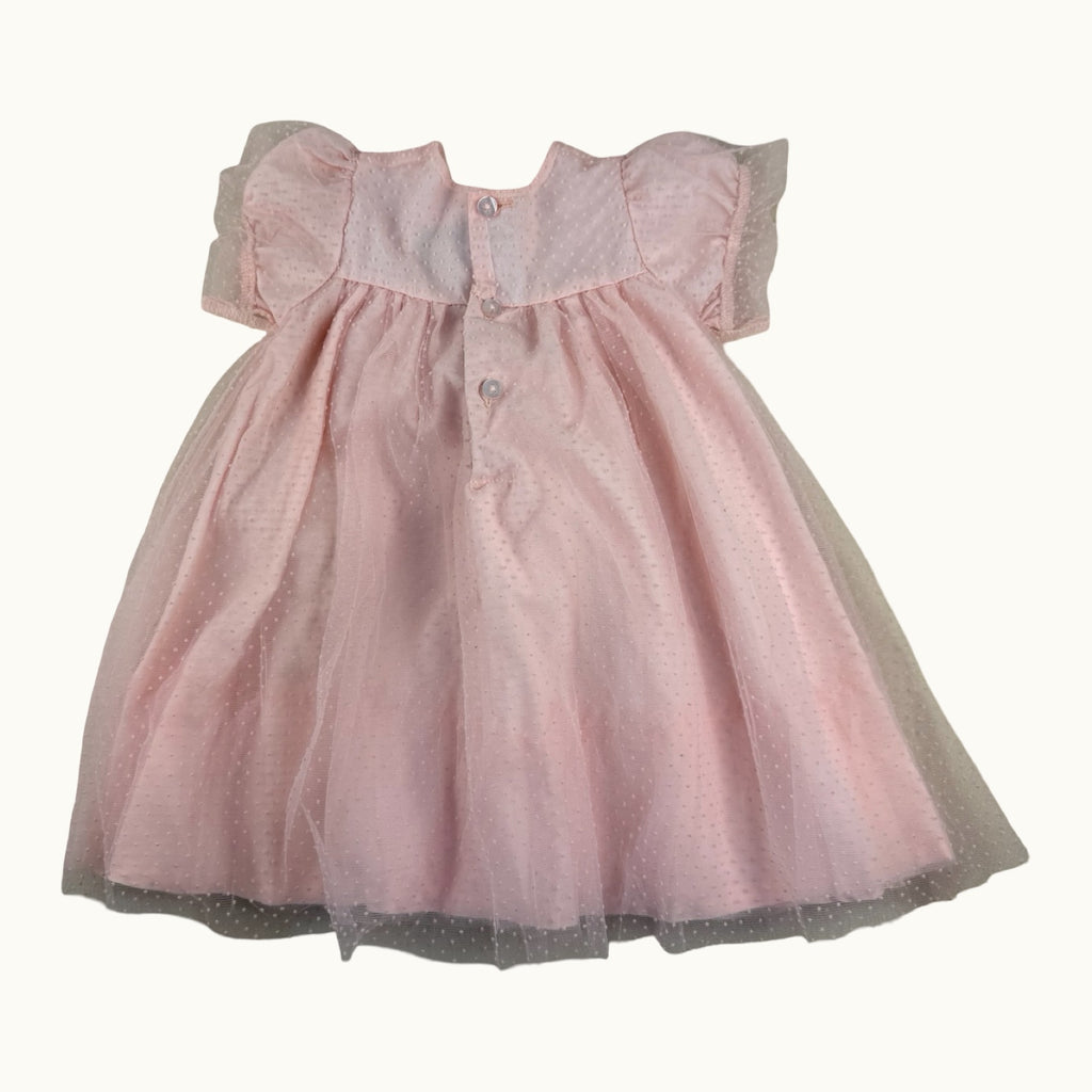 Robe en tulle plumetis - 6 mois