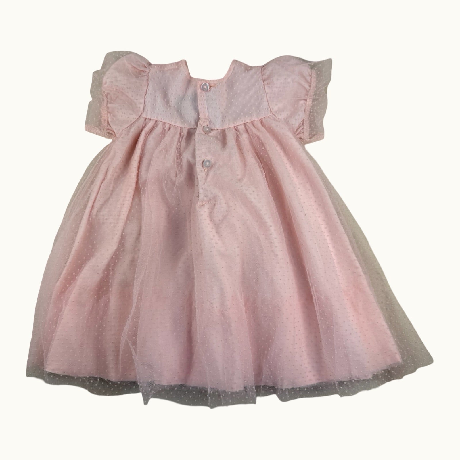Robe en tulle plumetis - 6 mois