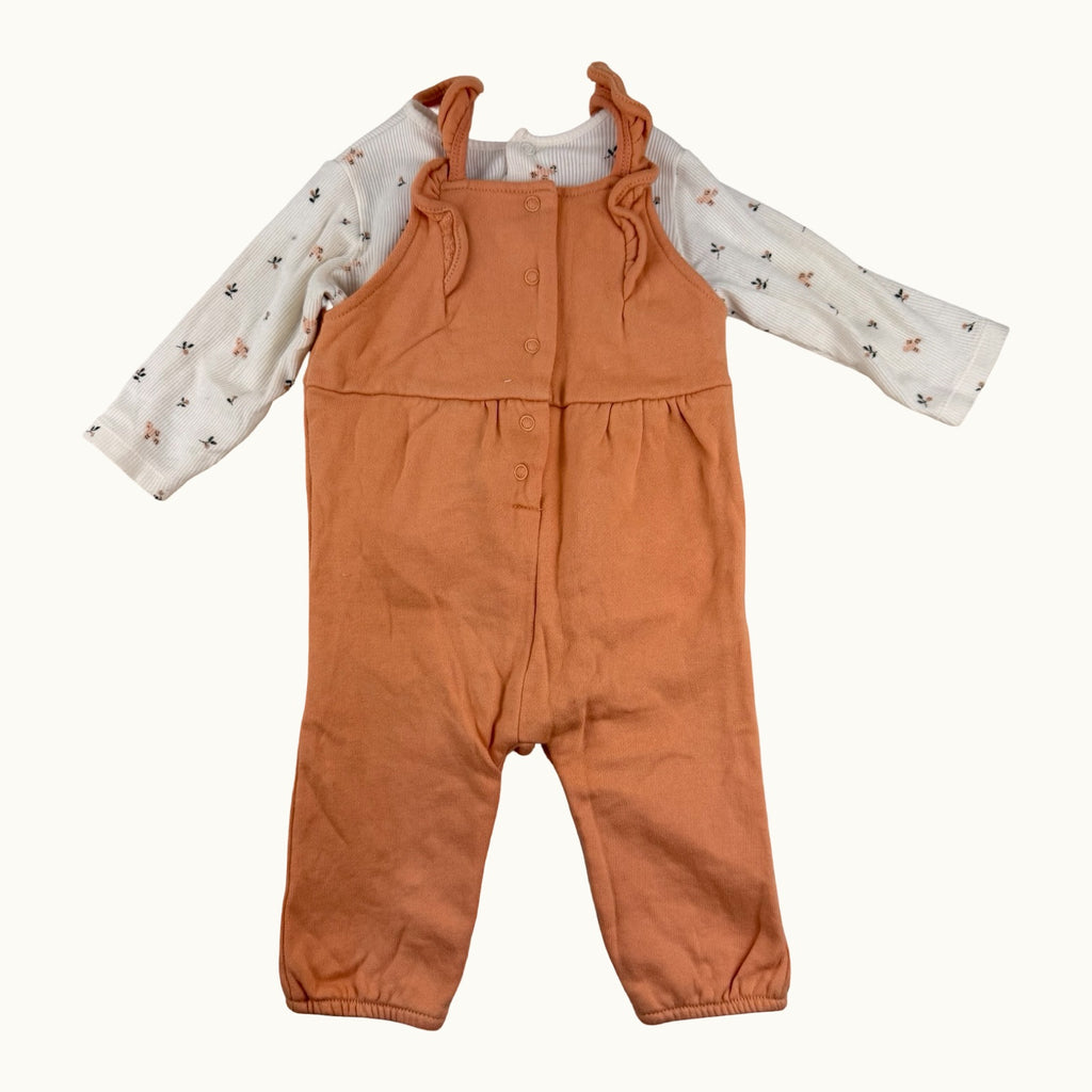 Ensemble 2 pièces combinaison et t-shirt - 6 mois